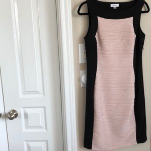 Calvin Klein Wave Pattern Sheath Dress